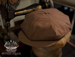 Load image into Gallery viewer, 8-piece cap, in brown wrinkled cotton (Custom order)
