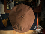 Load image into Gallery viewer, 8-piece cap, in brown wrinkled cotton (Custom order)
