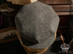 Premium 8-dart cap, in maze pattern 100% Japanese cotton (Custom order)